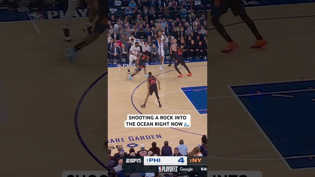 Paul George starts the game 3/3 from the 3pt line 💦