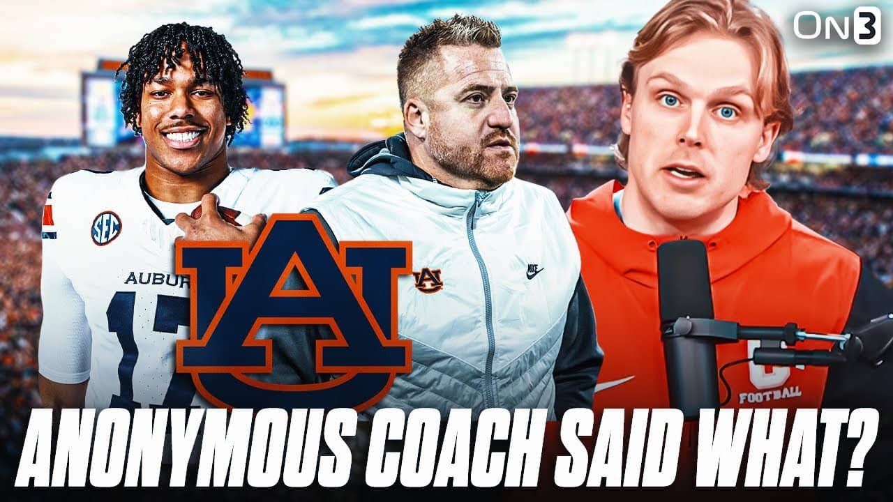 Anonymous Coach SOUNDS OFF on Auburn Tigers Year 1 Under Alex Golesh