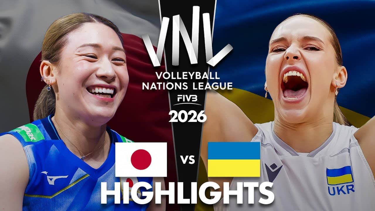 JAPAN 🇯🇵 vs UKRAINE 🇺🇦 | Highlights | Women's VNL 2026