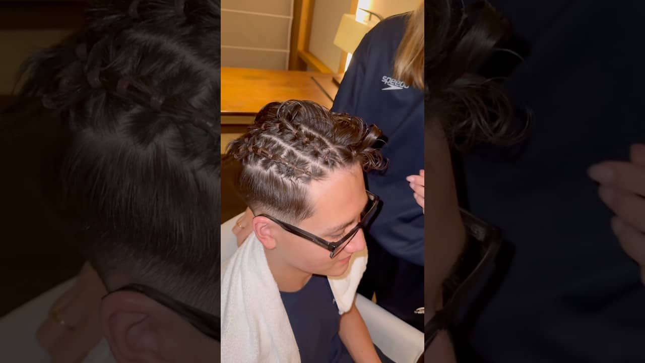 GRWM with Ranjuo Tomblin 💇‍♂️ #grwm #routine #artisticswimming