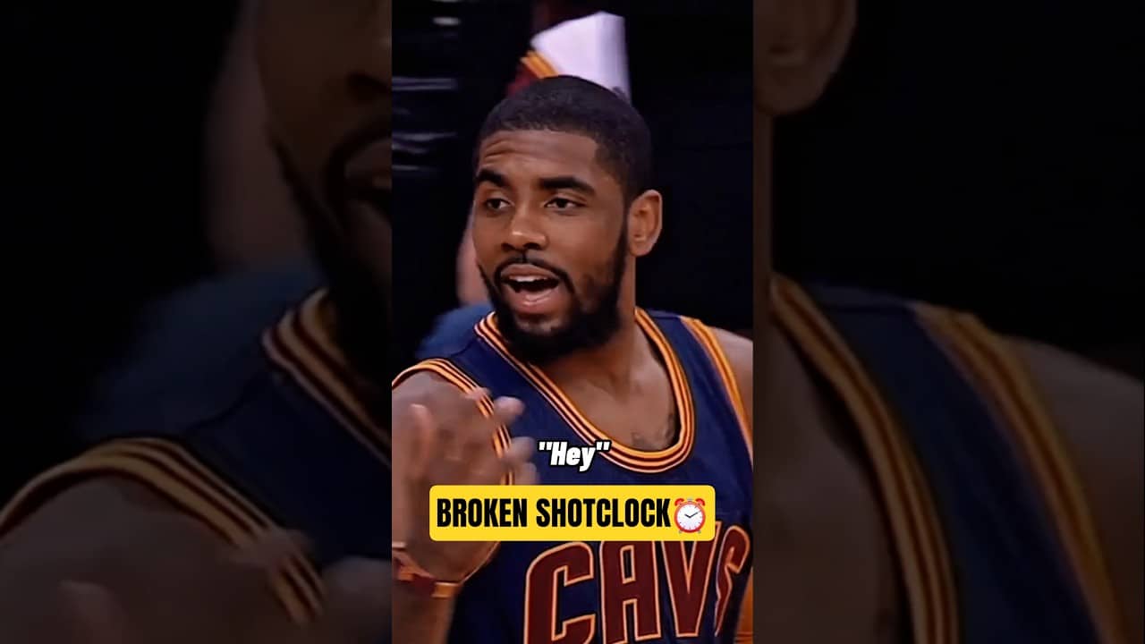 Even a broken clock can't stop Kyrie😤