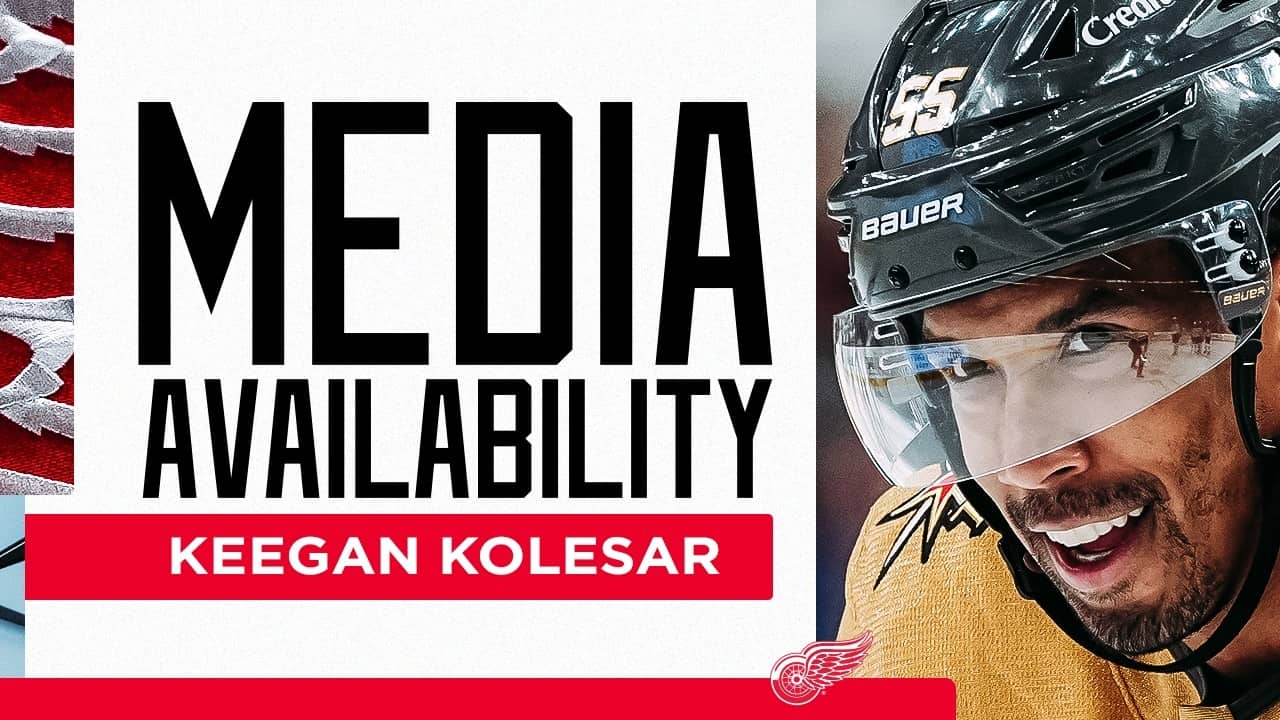 Keegan Kolesar on Joining the Detroit Red Wings