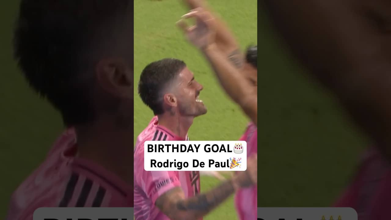 Happy Birthday Rodrigo De Paul! Birthday win for @intermiamicf 🎉