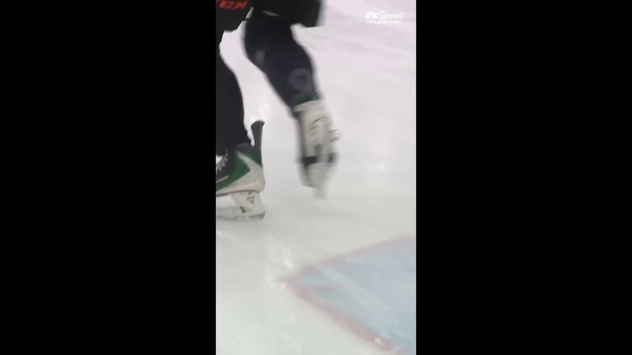 First look at Maksim Sokolovskii in a Flyers jersey at development camp