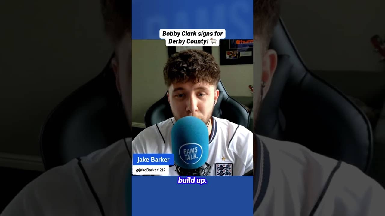 Bobby Clark signs for Derby County! 🐏🤩 #dcfc #derbycounty