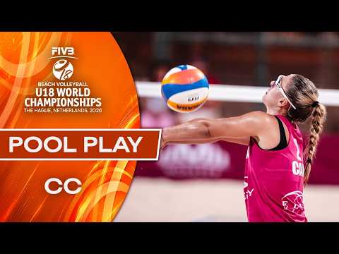 Pool Play - Court 1 | Beach U18 World Championships 2026 | The Hague