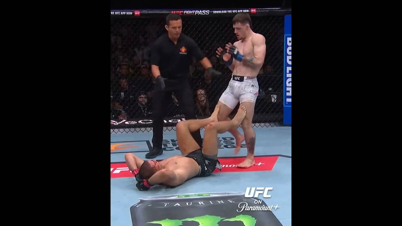 Bro Emoting 🕺 #ufcwinnipeg