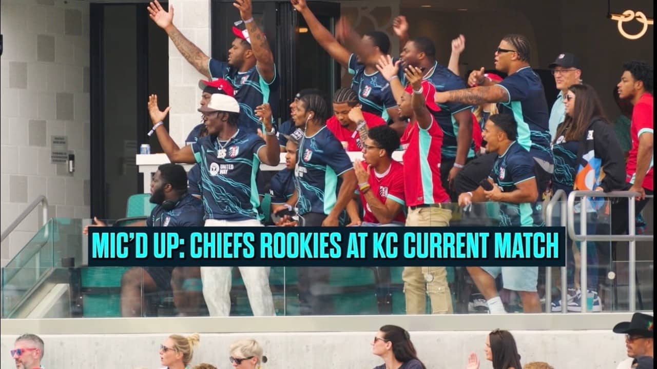 MIC'D UP: Chiefs Rookies at KC Current Match