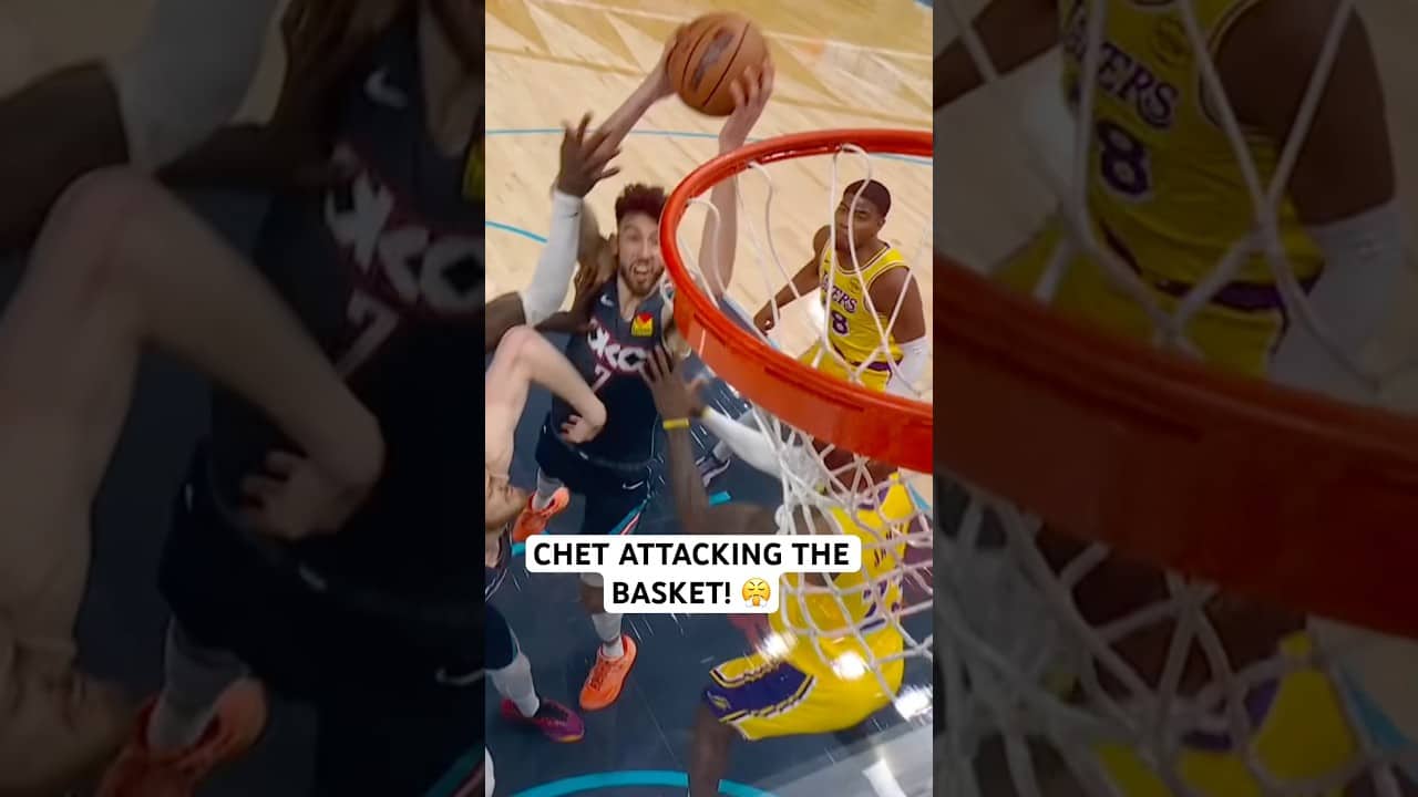 Chet Holmgren will not be denied!