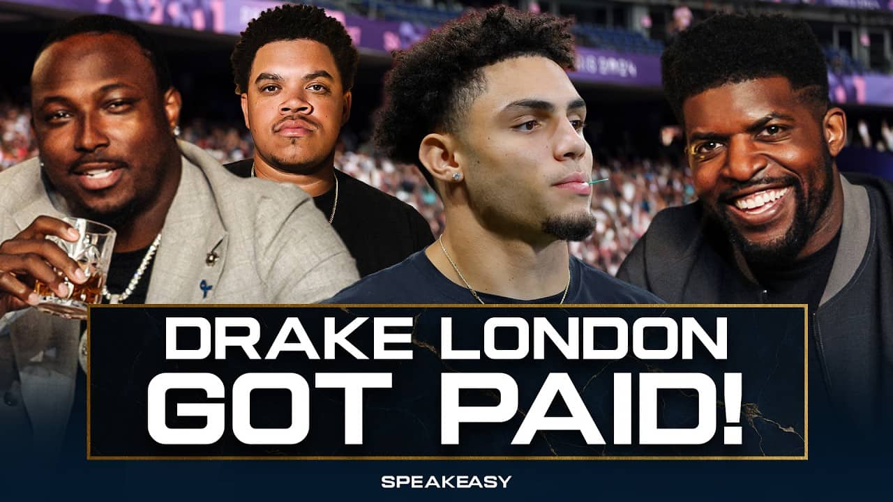 Drake London Is Making MORE Than Justin Jefferson | The Speakeasy ERUPTS