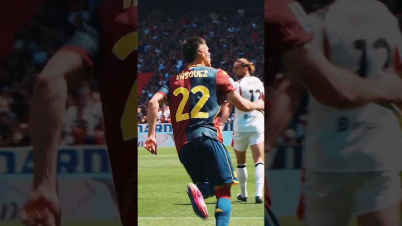 VÁSQUEZ 🪢 GENOA #genoa #seriea