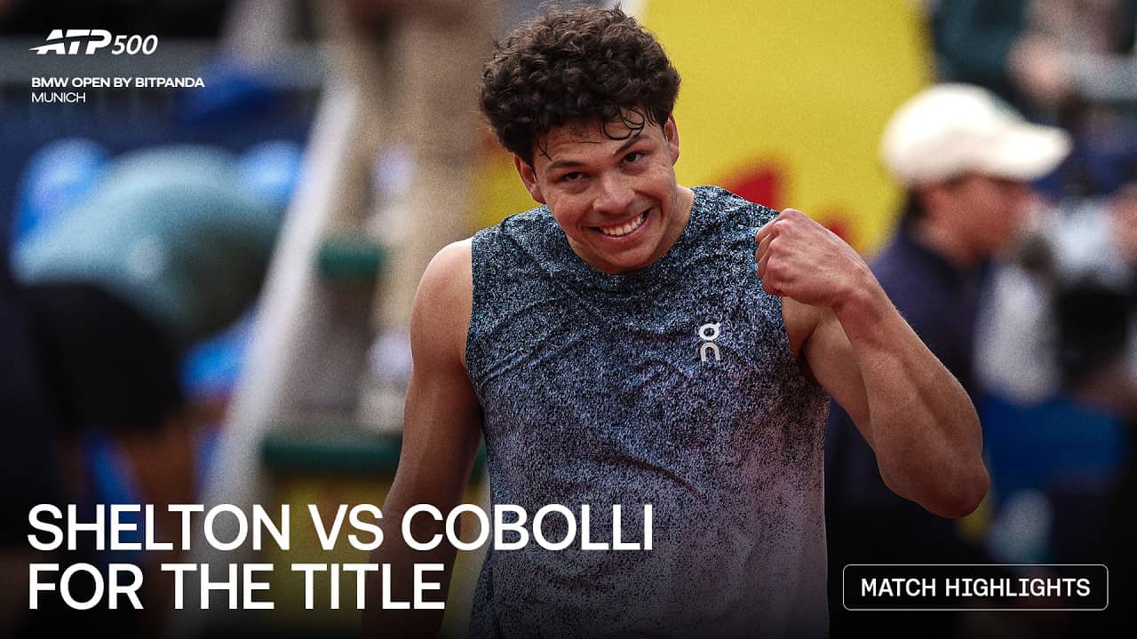 Ben Shelton vs Flavio Cobolli Highlights | Munich 2026 Final Highlights