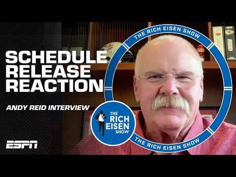 Andy Reid on Chiefs’ 2026 schedule 🗓️ ‘We’ll play in the McDonald’s parking lot’ 😂 | Rich Eisen Show