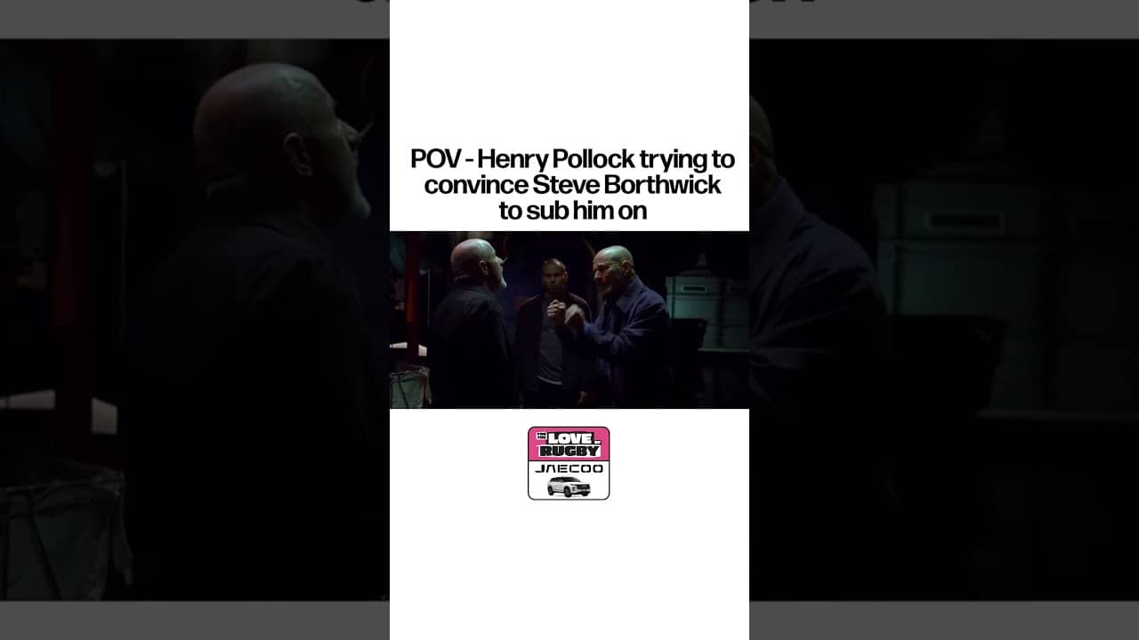 Steve Borthwick really keeping Henry Pollock waiting 💀  #EnglandRugby #HenryPollock #RugbyMemes