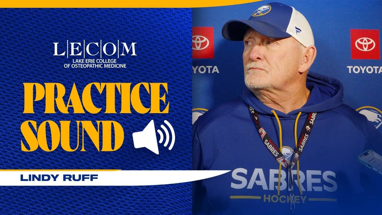 "Injury Is Just Pain Management" | Lindy Ruff On Noah Ostlund Injury | Buffalo Sabres