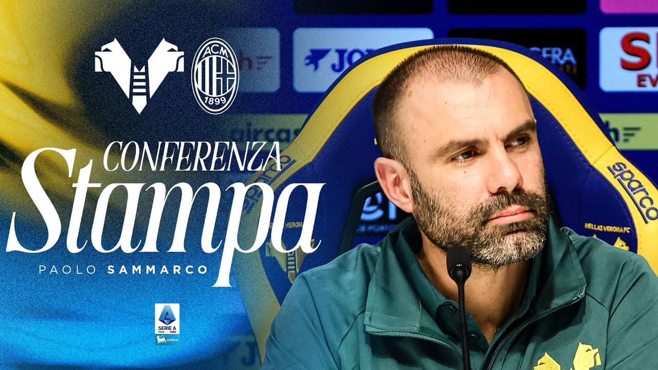 Serie A Enilive 2025/26 | #VeronaMilan | Le parole di mister Paolo Sammarco