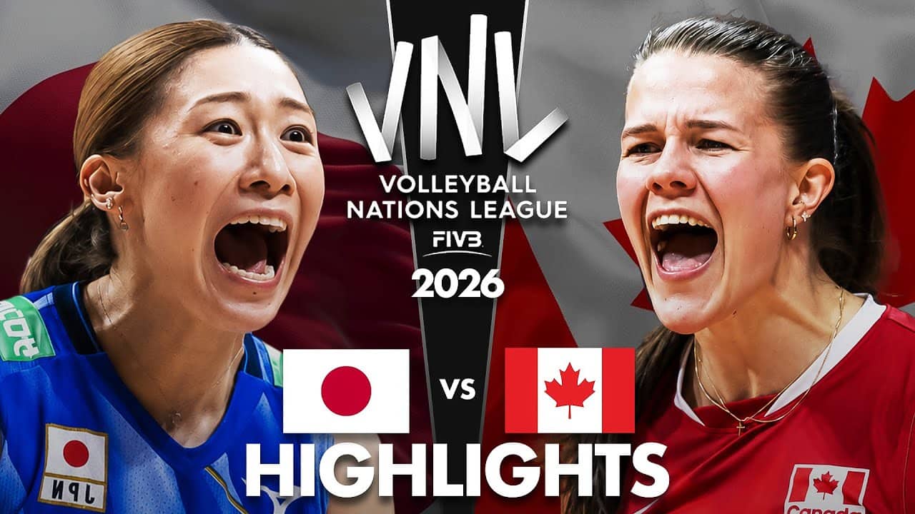 Japan 🇯🇵 vs Canada 🇨🇦 | Highlights | Women's VNL 2026