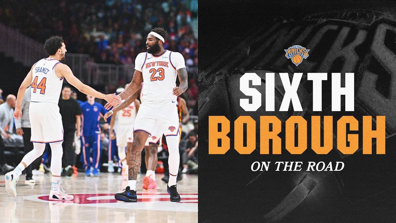 124 SECONDS of LET'S GO KNICKS On The Road‼️