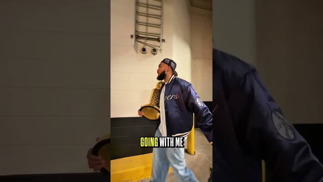KAT is not letting go of the Larry O’Brien Trophy anytime soon! 🏆