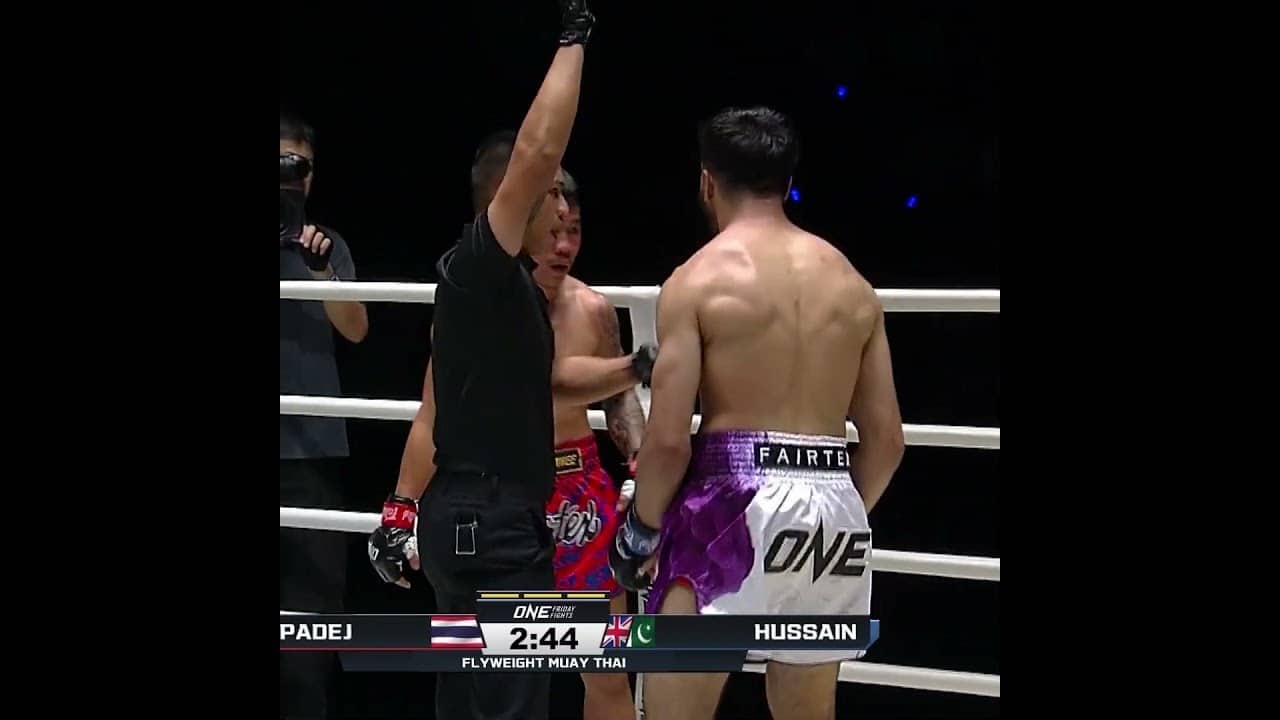 Movin' on up ⬆️ Ubaid Hussain defeats Panpadej by unanimous decision to improve to 6-0 in ONE!
