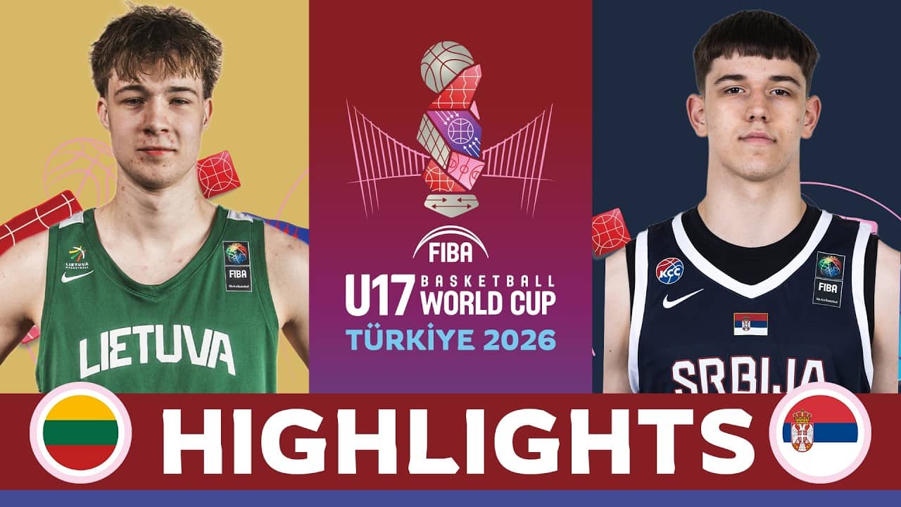 Lithuania 🇱🇹 vs Serbia 🇷🇸 | QUARTER-FINALS HIGHLIGHTS | FIBA U17 Basketball World Cup 2026