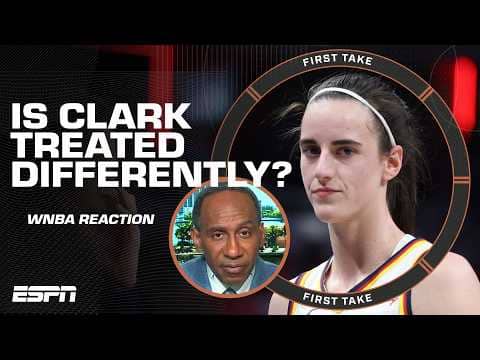 Stephen A. reacts to 'cheap shots' on Indiana Fever star Caitlin Clark | First Take