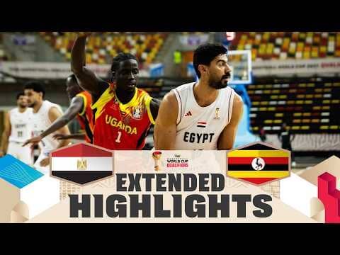 Egypt 🇪🇬 v Uganda 🇺🇬 | Extended Highlights | FIBA Basketball World Cup 2027 African Qualifiers