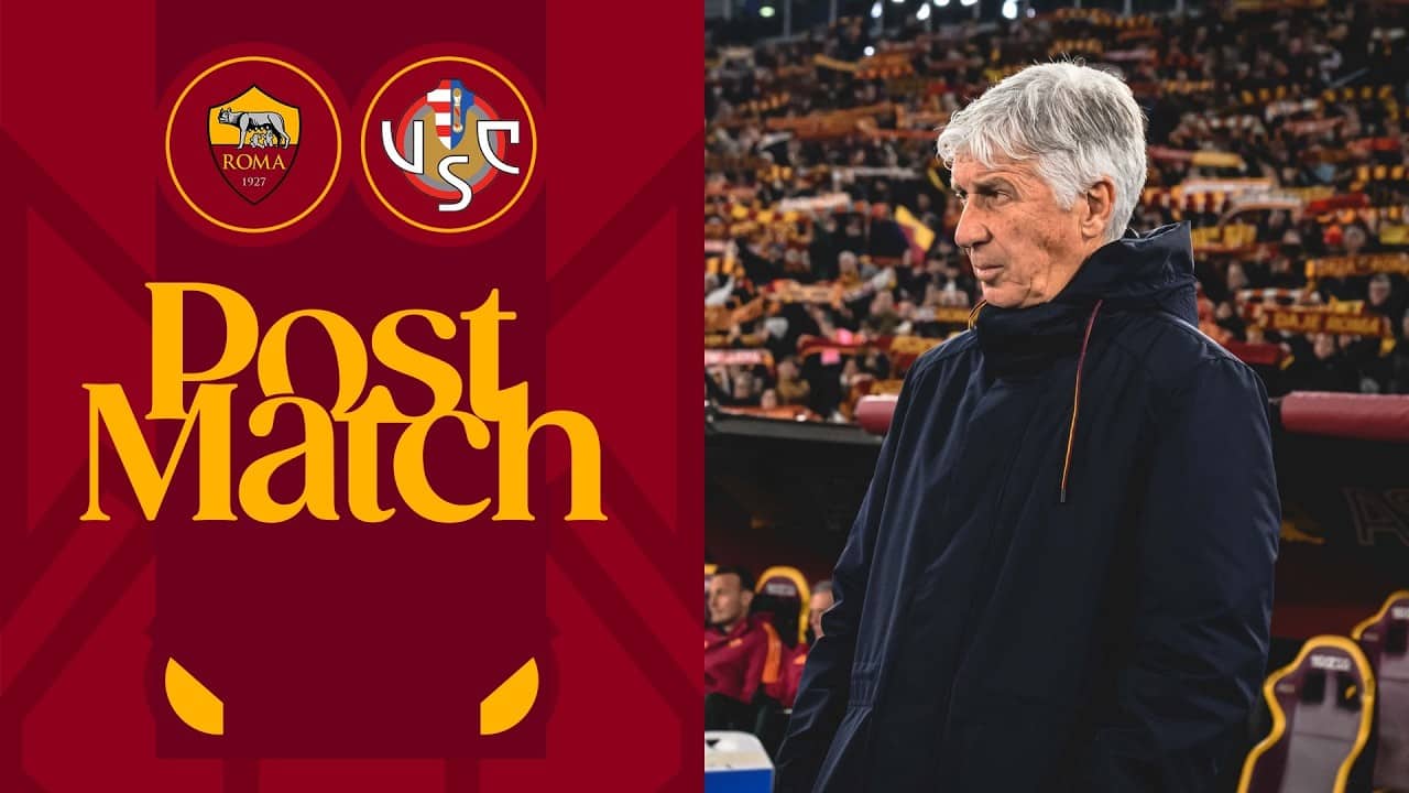 GIAN PIERO GASPERINI | INTERVISTA POST ROMA-CREMONESE