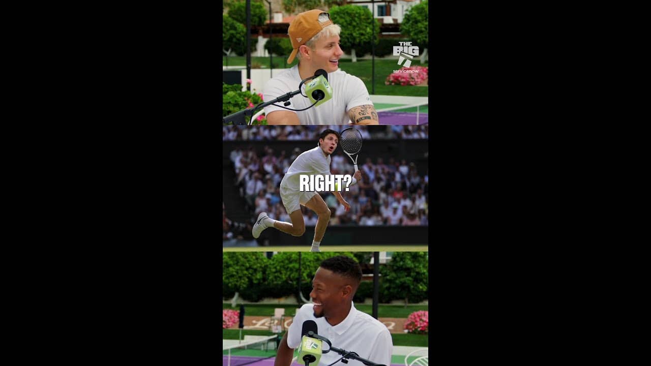 Wimbledon Centre Court debut or a stand-up set with zero practice? 😬