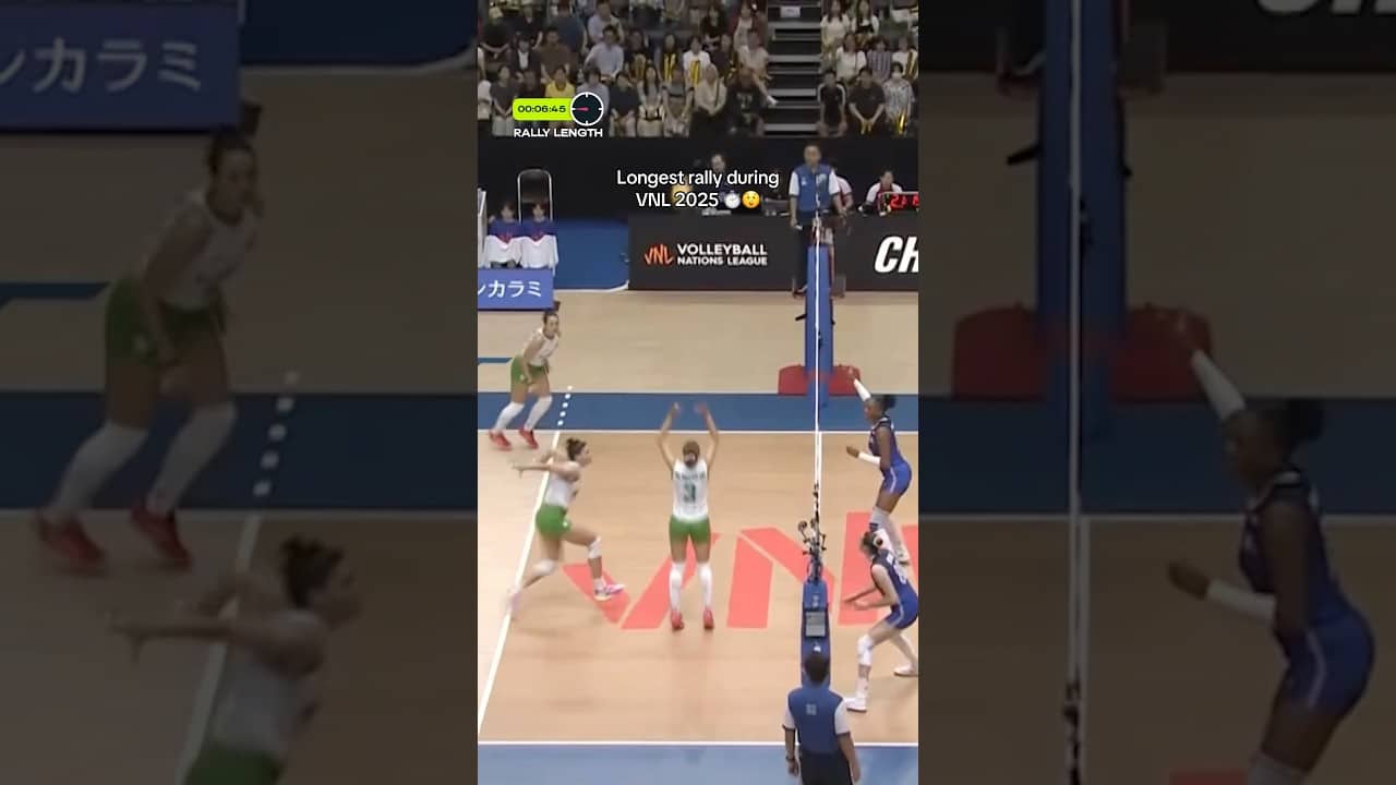 Still not over this VNL rally from last year 🤯🤌 #volleyballworld #vnl