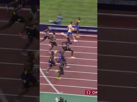 Gift Leotlela storms to 9.96 over 100m to win in Shanghai ⚡️ #DiamondLeauge