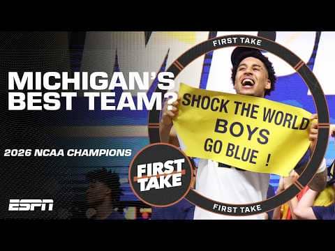 Assessing Men's College Basketball 🏀 In a good place after Michigan's title? | First Take