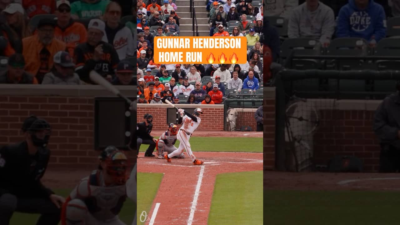Gunnar Henderson's ninth four-bagger of the season 🔥