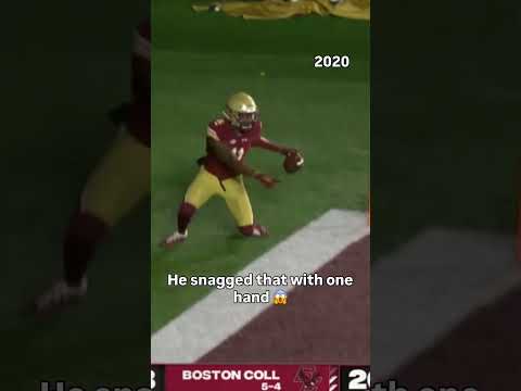 He was hyped after that catch 👏 #bostoncollege #accfootball #collegefootball