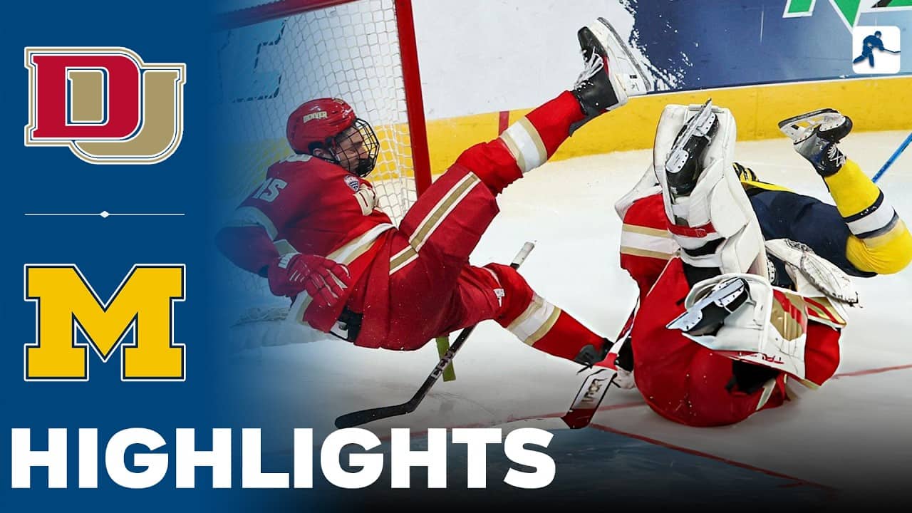 Denver vs Michigan | NCAA Hockey Frozen Four Semi Final | Highlights - April 09, 2026