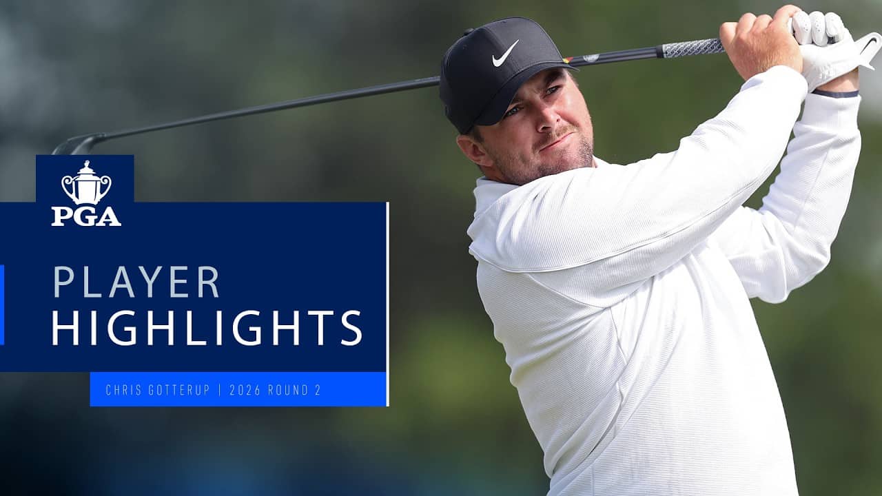 Chris Gotterup Shoots Impressive 5-Under 65 | Round 2 Highlights | 2026 PGA Championship