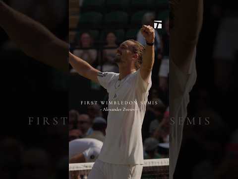 3rd straight major SF 🔥 #alexanderzverev #wimbledon
