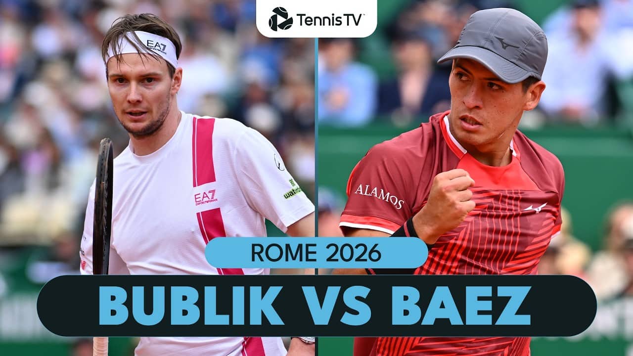 Alexander Bublik vs Sebastien Baez Match Highlights 💪 | Rome 2026