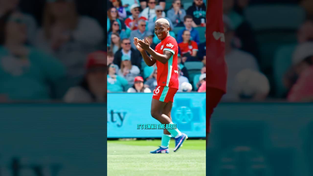 Temwa is your NWSL May Player of the Month 🔥 #nwsl #soccer #goal #skills #kansascity