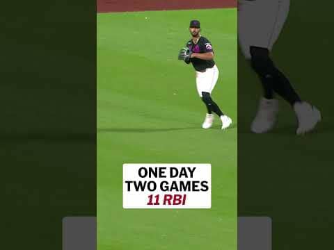 Dansby Swanson has driven in ELEVEN RUNS in the Cubs doubleheader 😯