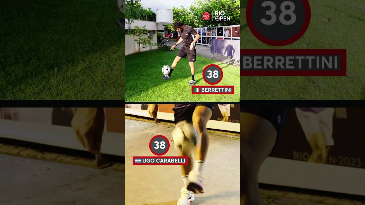 Testing Tennis Player's Keepy Up Skills 🤣⚽️