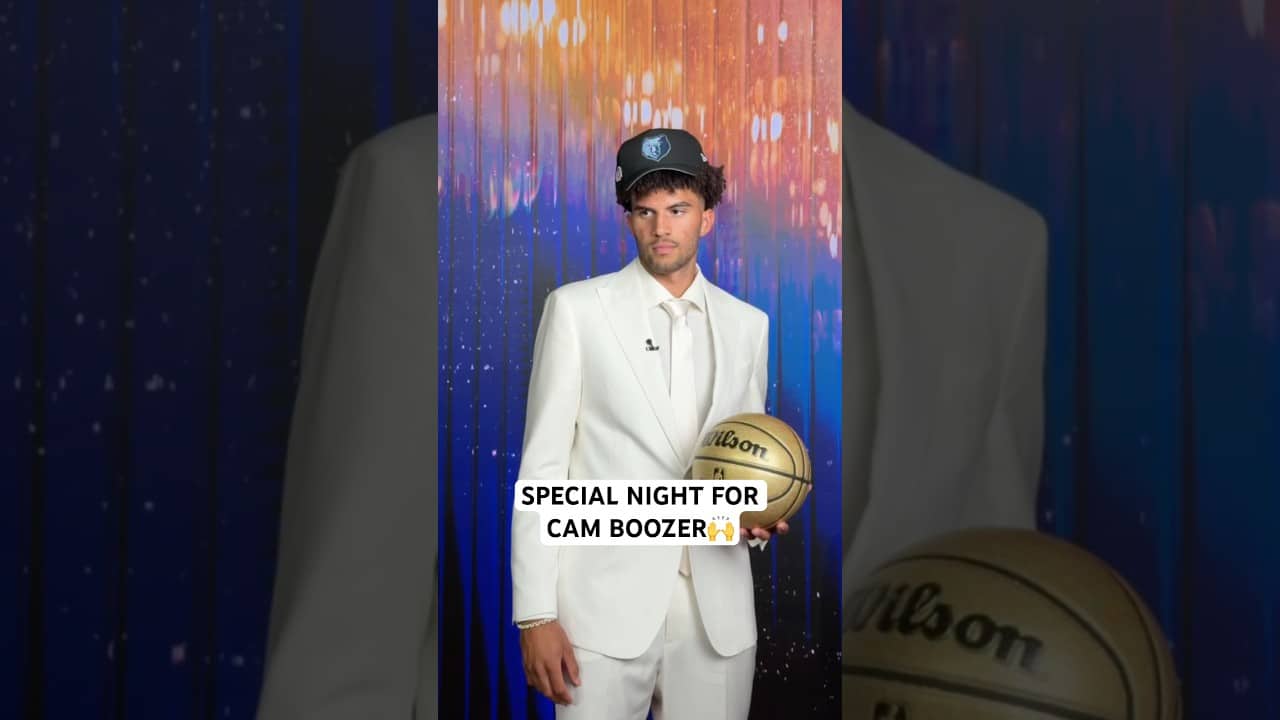 Cameron Boozer’s full night at the NBA Draft