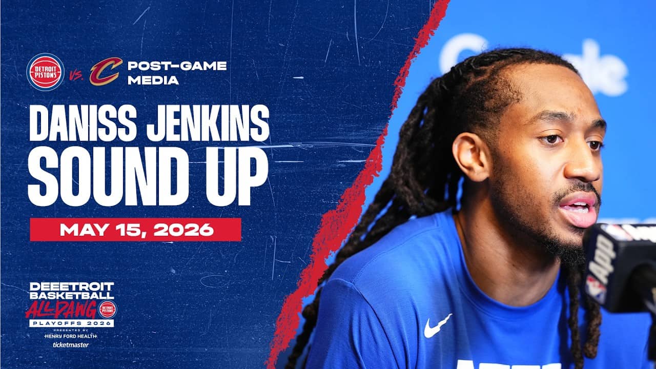 Round 2 Game 6: Post-Game Press Conference: Daniss Jenkins | Pistons vs. Cavs | 05.15.26
