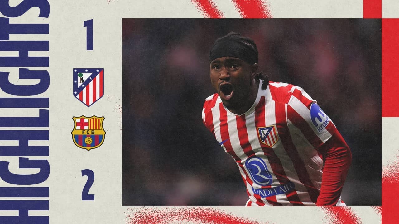 Atlético de Madrid 1-2 FC Barcelona | ⚽ Lookman | HIGHLIGHTS - 2025/26 UCL