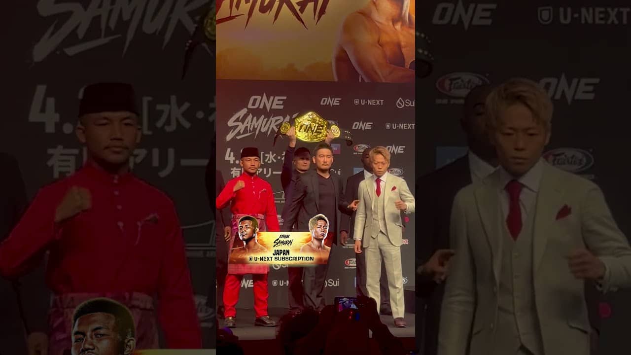 It's HEATING UP 🔥 Don’t miss a chance to catch Rodtang and Takeru's FINAL battle at ONE SAMURAI 1!
