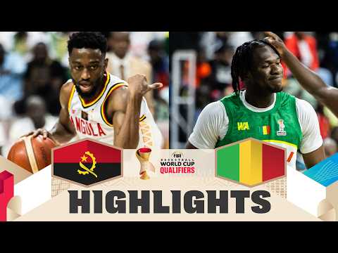 Angola 🇦🇴 v Mali 🇲🇱 | Highlights | FIBA Basketball World Cup 2027 Africas Qualifiers