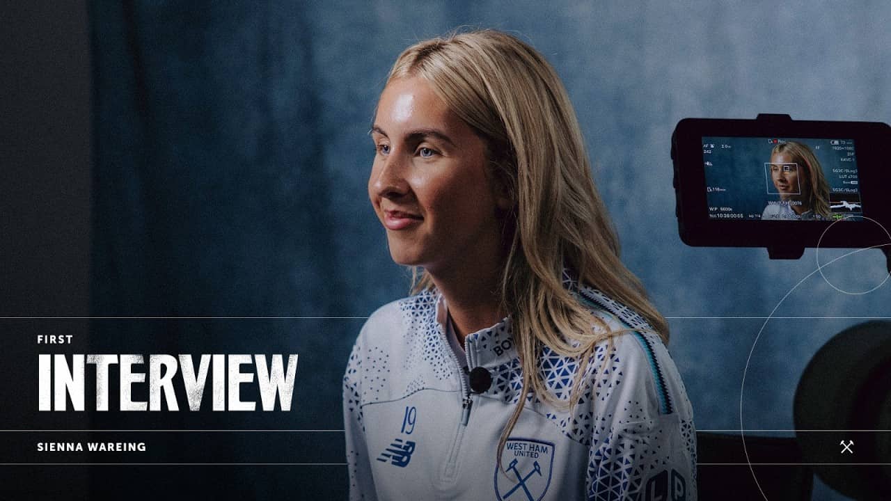 "This Is An Absolute Dream!" | Sienna Wareing First Interview As A Hammer ⚒️