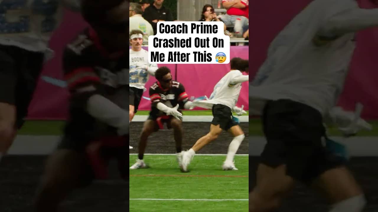 Coach Prime Crashed Out On Me After This.. 😰