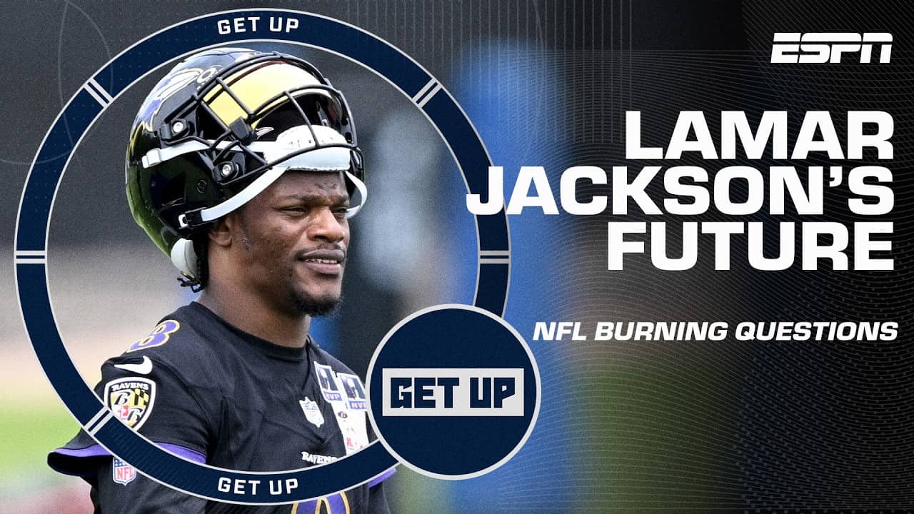 Lamar Jackson's future with the Ravens, potential Aaron Donald return & Vikings' QB1 battle | Get Up