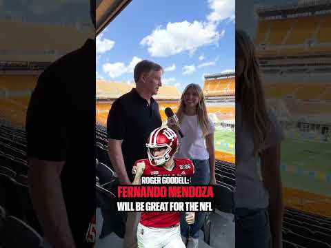 Roger Goodell is excited to see what Fernando Mendoza brings to the NFL 👀